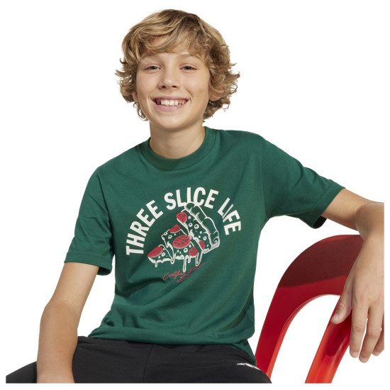 Adidas Παιδική κοντομάνικη μπλούζα Lounge Pizza Graphic Tee